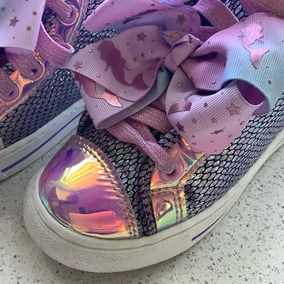 Jojo Siwa Mermaid Scales High-Top Sneaker (Little Girls) - Picture 2 of 9